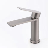 Shower Heads & Screens: Gun Metal Grey Bathroom Basin Mixer Vanity Sink Square Faucet Spout Laundry Tap