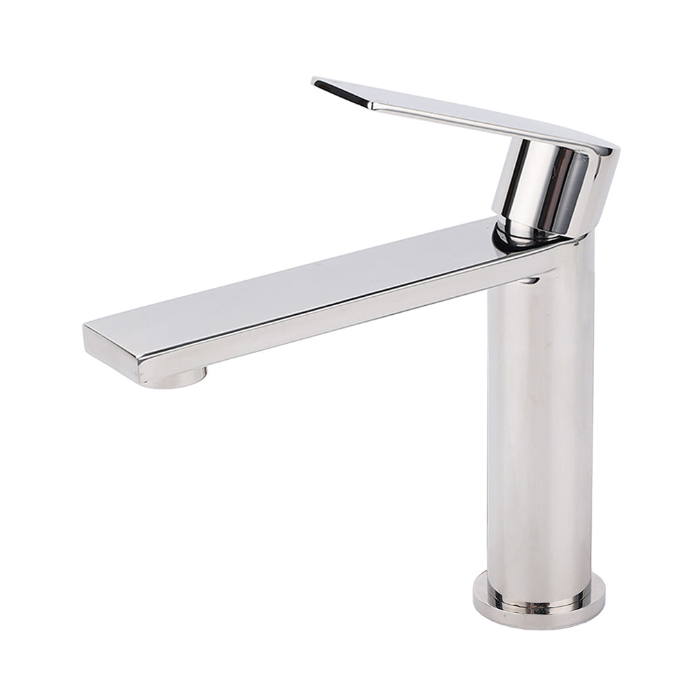 WELS Chrome Short Basin Mixer Vanity Sink Faucet Kitchen Laundry Spout Tap Set