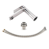WELS Chrome Short Basin Mixer Vanity Sink Faucet Kitchen Laundry Spout Tap Set
