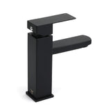 Shower Heads & Screens: WELS Classic Square Matt Black Basin Mixer Vanity Laundry Sink Faucet Tap Outlet