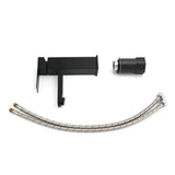 Shower Heads & Screens: WELS Classic Square Matt Black Basin Mixer Vanity Laundry Sink Faucet Tap Outlet