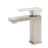 Shower Heads & Screens: Square Classic 6L/m Basin Vessel Mixer Faucet Tap Kitchen Laundry Brushed Nickel