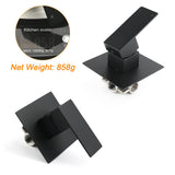 Shower Heads & Screens: Matt Black Square Shower Mixer Hot Cold Tap Ceramic Cartridge Spindle Watermark