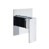 Shower Heads & Screens: Sqaure Brass Chrome Concealed Bath Shower Mixer Tap For Shower Head Spout Outlet