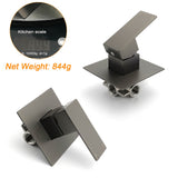 Shower Heads & Screens: Watermark Gun Metal Square Bath Shower Mixer Hot Cold Tap Ceramic Cartridge Valve