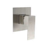 Shower Heads & Screens: Nickel Brushed Square Lead Free Shower Hot Cold Mixer Ceramic Cartridge Spindle