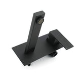 Shower Heads & Screens: Matt Black Basin Mixer Bathroom Tub Faucet Wall Mount Tap Hot Cold Water Spout