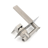 Shower Heads & Screens: Brushed Nickel Square Wall Mount Basin Mixer Laundry Vanity Tap Spout Faucet Set