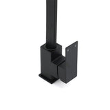 Shower Heads & Screens: Matt Black Square Gooseneck 360 Swivel Laundry Sink Kitchen Mixer Faucet Tapware