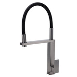 Shower Heads & Screens: Gun Metal Tall Kitchen Sink Basin Mixer Swivel Faucet Tap Pull Out Spout Head