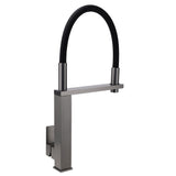Shower Heads & Screens: Gun Metal Tall Kitchen Sink Basin Mixer Swivel Faucet Tap Pull Out Spout Head