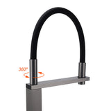 Shower Heads & Screens: Gun Metal Tall Kitchen Sink Basin Mixer Swivel Faucet Tap Pull Out Spout Head