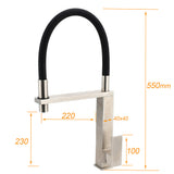 Shower Heads & Screens: WELS 6.0L/m Chrome Kitchen Sink Basin Mixer Swivel Faucet Tapware Pull Out Spout