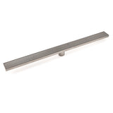 Shower Heads & Screens: Silver 304 Stainless Steel 900mm Strip Fence Shower Grate Floor Drain 50mm Waste