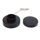 Watermark Matt Black Round 100mm Tile Insert Floor Drain Shower Grate 50mm Waste