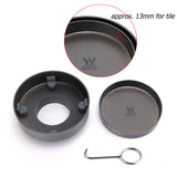 Shower Heads & Screens: Gun Metal Round 100mm Bathroom Tile Insert Floor Drain Shower Grate 50mm Waste