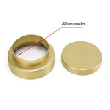 Shower Heads & Screens: Brushed Gold 100mm In Diamater Tile Insert Floor Drain Shower Grate 75mm Outlet