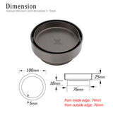 Shower Heads & Screens: Gun Metal Round 100mm Diameter Tile Insert Floor Drain Shower Grate 75mm Outlet