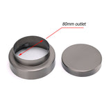 Shower Heads & Screens: Gun Metal Round 100mm Diameter Tile Insert Floor Drain Shower Grate 75mm Outlet