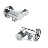 Brass Water Inlet Connector Handheld Shower Head Hose Swivel Bracket Holder Wall Elbow
