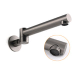 Shower Heads & Screens: Gun Metal Round Wall Mounted 180 Swivel Bathtub Faucet Water Outlet Vanity Spout