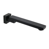 Shower Heads & Screens: Matte Black Square Bathtub Faucet 180° Swivel Water Spout Outlet Basin Watermark