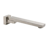 Shower Heads & Screens: Brushed Nickel Square Stainless Steel Swivel Spout Bathtub Bubble Faucet Outlet
