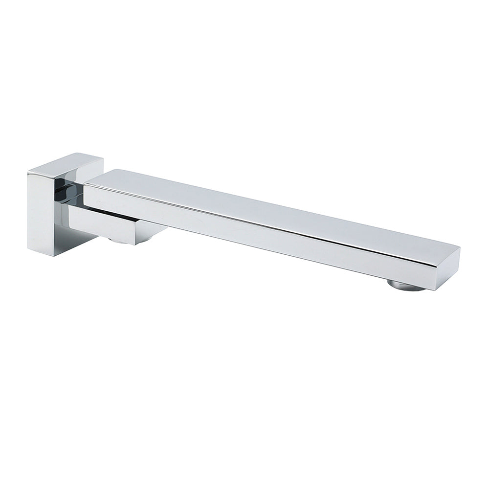 Shower Heads & Screens: Chrome Square Stainless Steel Shower Bathtub Water Spout Faucet Outlet Tap 180° Swivel Set