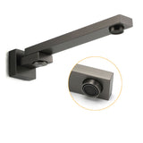 Shower Heads & Screens: Gun Metal Square Stainless Steel 180 Swivel Bathtub Faucet Water Outlet Spout
