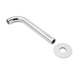 Shower Heads & Screens: Polisehd Chrome Round 200mm Length Faucet Outlet Bath Tub Water Filler Spout Kit