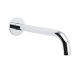 Shower Heads & Screens: Polisehd Chrome Round 250mm Long Water Filler Spout Bath Tub Wall Mounted Outlet