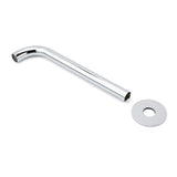 Shower Heads & Screens: Polisehd Chrome Round 250mm Long Water Filler Spout Bath Tub Wall Mounted Outlet