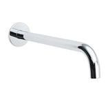 Shower Heads & Screens: 300mm Extra Long Wall Mounted Chrome Round Extention Bathtub Filler Spout Outlet