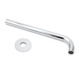 Shower Heads & Screens: 300mm Extra Long Wall Mounted Chrome Round Extention Bathtub Filler Spout Outlet