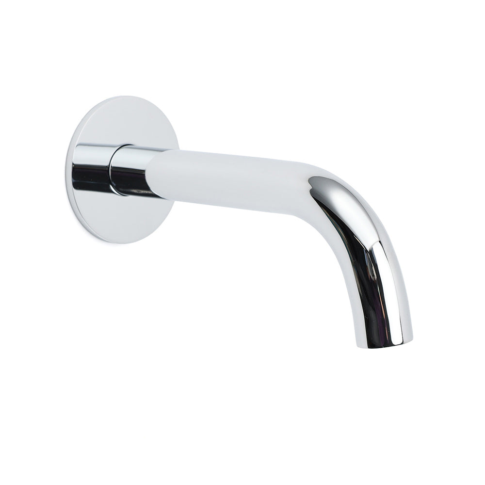 Shower Heads & Screens: Polisehd Chrome Round Curve Faucet Water Outlet Swivel Bath Tub Filler Spout Set