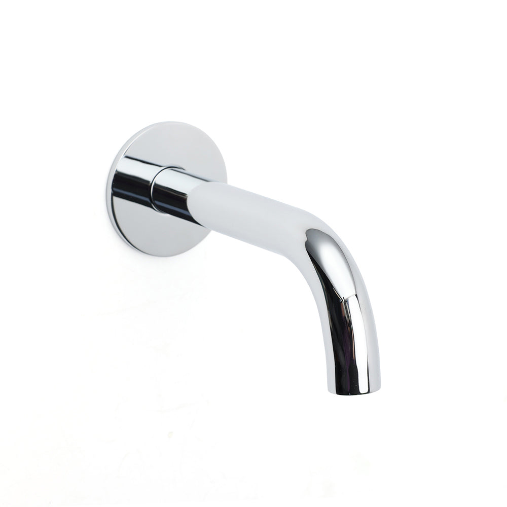 Shower Heads & Screens: Polisehd Chrome Round Curve Faucet Water Outlet Swivel Bath Tub Filler Spout Set