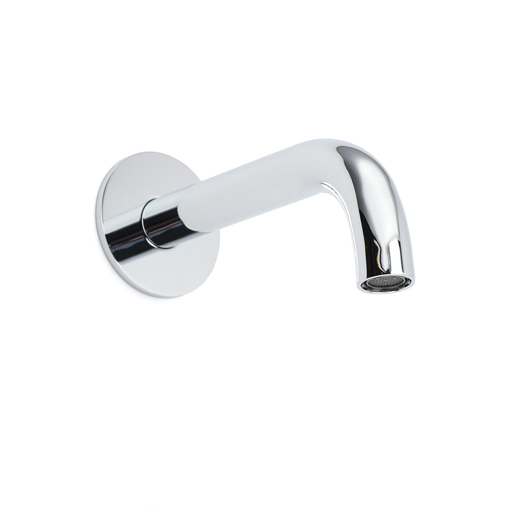 Shower Heads & Screens: Polisehd Chrome Round Curve Faucet Water Outlet Swivel Bath Tub Filler Spout Set
