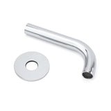 Shower Heads & Screens: Polisehd Chrome Round Curve Faucet Water Outlet Swivel Bath Tub Filler Spout Set