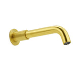 Shower Heads & Screens: Brushed Gold Round Swivel Bathtub Spout Basin Faucet Bubble Water Outlet Curve