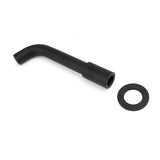 Shower Heads & Screens: Matt Black Round Wall Mount Basin Faucet Bubble Water Outlet Bath Tub Spout Set