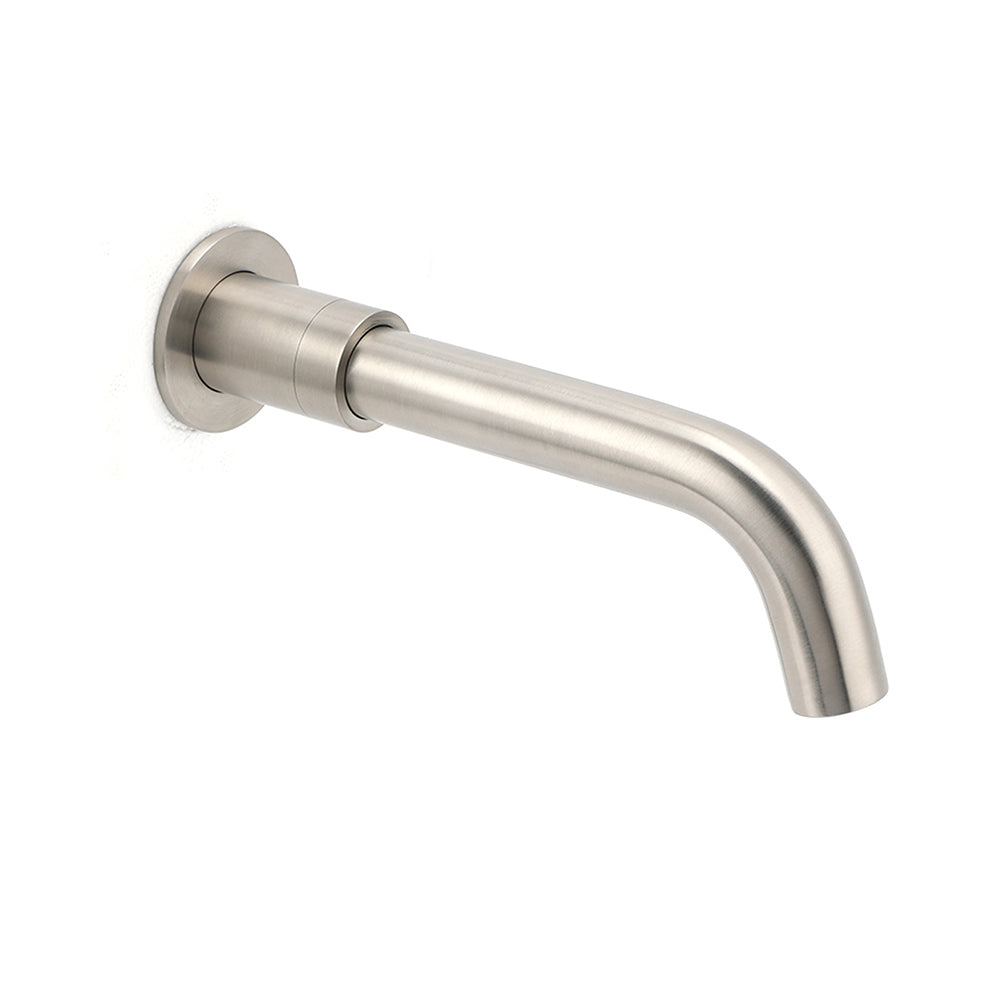 Shower Heads & Screens: Brushed Nickel Silver Round Swivel Basin Faucet Bubble Water Outlet Bath Tub Spout