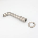 Shower Heads & Screens: Brushed Nickel Silver Round Swivel Basin Faucet Bubble Water Outlet Bath Tub Spout