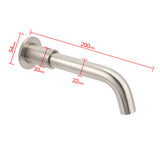 Shower Heads & Screens: Brushed Nickel Silver Round Swivel Basin Faucet Bubble Water Outlet Bath Tub Spout