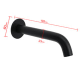 Shower Heads & Screens: Matt Black Round Basin Faucet Bubble Water Outlet Stainless Steel Bath Tub Spout