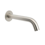 Shower Heads & Screens: Brushed Nickel Round Curve Basin Bubble Faucet Water Outlet Bath Tub Wall Spout