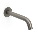 Shower Heads & Screens: Gun Metal Grey Round Bathtub Spout Basin Curve Faucet Bubble Wall Mounted Outlet