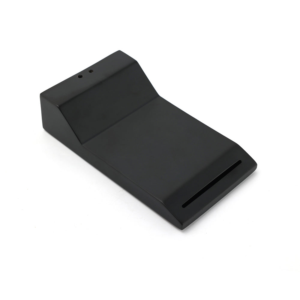 Bathroom Matt Black Square Bathtub Waterfall Filler Outlet 1/2" End Wall Spout