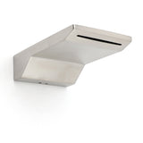 Shower Heads & Screens: Brushed Nickel Square Cubic Shower Bathtub Waterfall Outlet Wall Mounted Spout