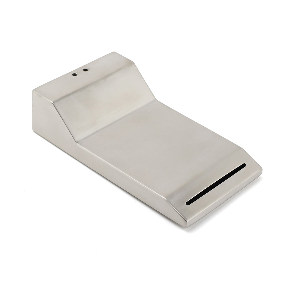 Brushed Nickel Square Cubic Shower Bathtub Waterfall Outlet Wall Mounted Spout