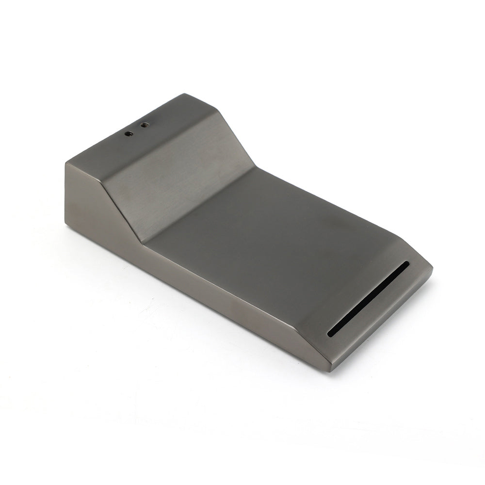 Shower Heads & Screens: Gun Metal Grey Square Stainless Steel Bathtub Flat Spout Waterfall Filler Outlet